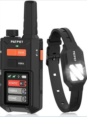 PATPET Dog Training Collar with Night Lights - 4200FT Waterproof